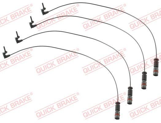 QUICK BRAKE Axle Kit Length: 300mm Warning contact, brake pad wear WS 0118 A buy