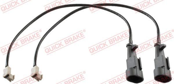 QUICK BRAKE Axle Kit Length: 308mm Warning contact, brake pad wear WS 0179 A buy