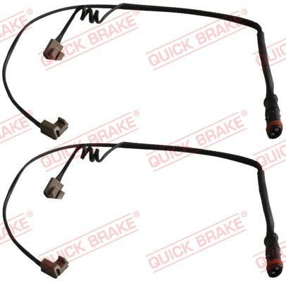 QUICK BRAKE without holder, Axle Kit Length: 385mm Warning contact, brake pad wear WS 0232 A buy