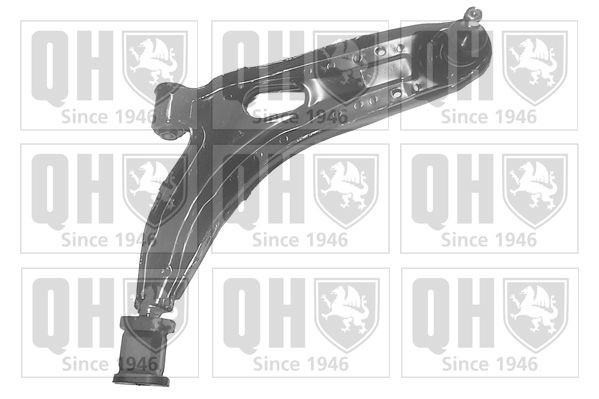 QUINTON HAZELL QSA1063S Suspension arm with rubber mount, with ball joint, Control Arm, Cone Size: 12,5 mm
