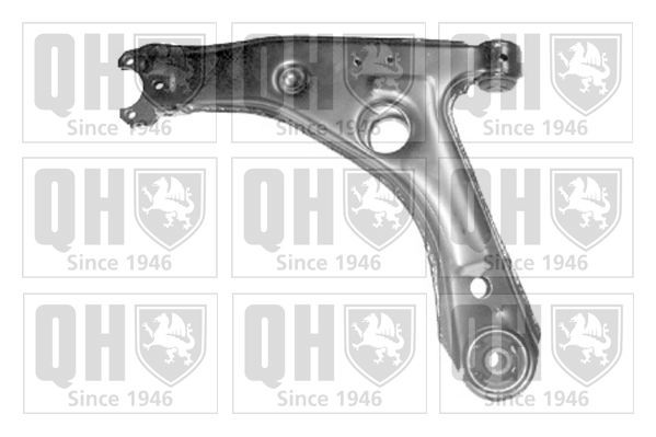 QUINTON HAZELL QSA1667S Suspension arm with rubber mount, without ball joint, Control Arm, Cone Size: 16,5 mm