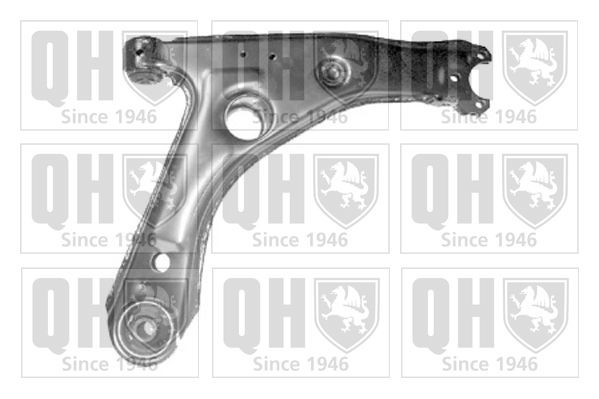 QUINTON HAZELL QSA1668S Suspension arm with rubber mount, without ball joint, Control Arm, Cone Size: 16,5 mm