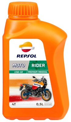 PEUGEOT DJANGO Motoröl 15W-50, 1l, Mineralöl REPSOL MOTO, Rider 4T RP165M51