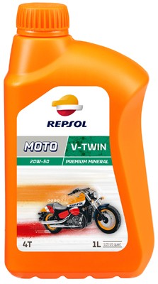 REPSOL MOTO, V-Twin 4T Motoröl 20W-50, 1l, Mineralöl RP168Q51 YAMAHA Mofa Maxi-Scooter