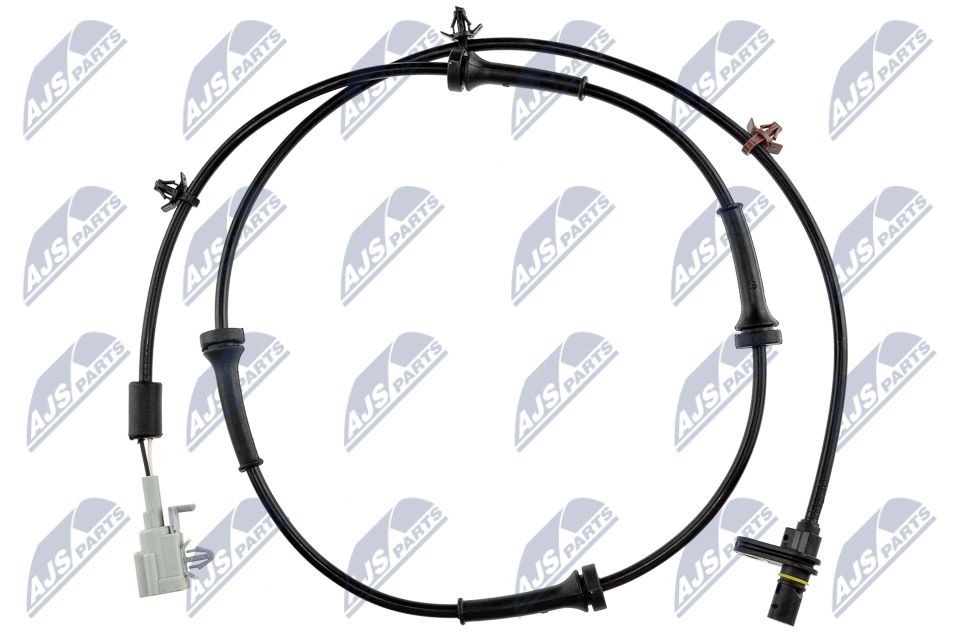 HCA-NS-013 NTY Wheel speed sensor NISSAN Rear Axle Left, Rear Axle Right, for vehicles with ABS, Active sensor, 1090mm, 1125mm, 18,4mm