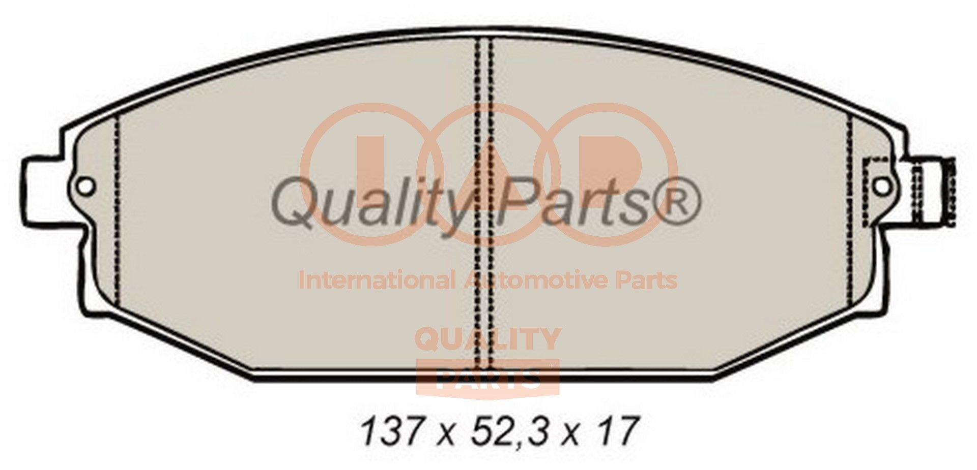 IAP QUALITY PARTS 704-07080 Brake pad set 58101 M1A00