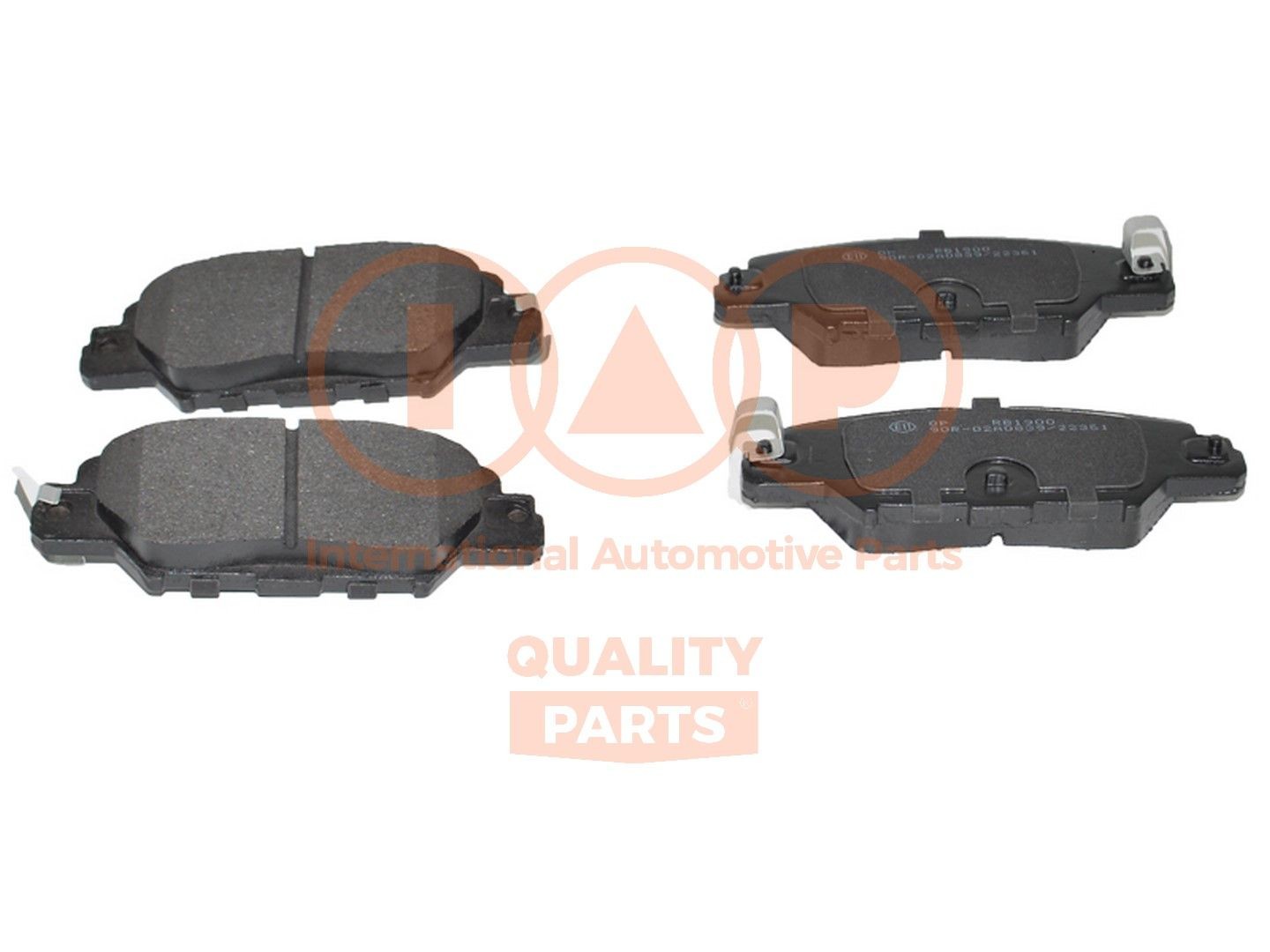 Great value for money - IAP QUALITY PARTS Brake pad set 704-11112