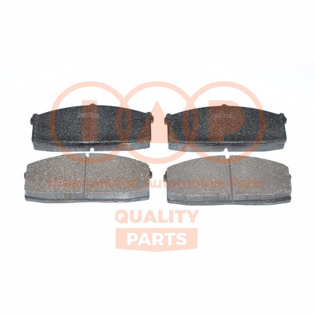 IAP QUALITY PARTS Front Axle Height 1: 44mm, Width 1: 117mm, Thickness 1: 14,3mm Brake pads 704-13052 buy