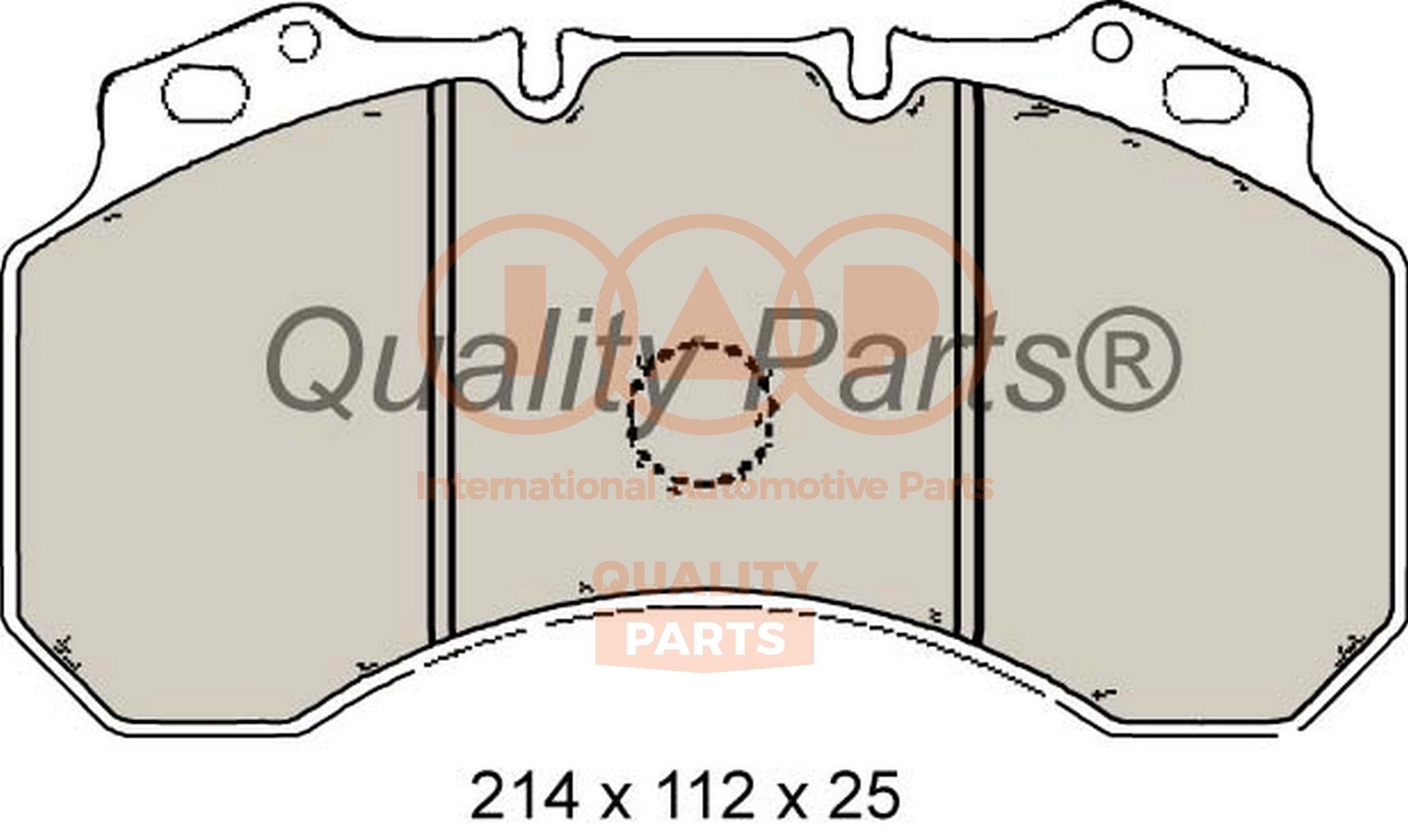 IAP QUALITY PARTS 704-13151 Brake pad set 069030060