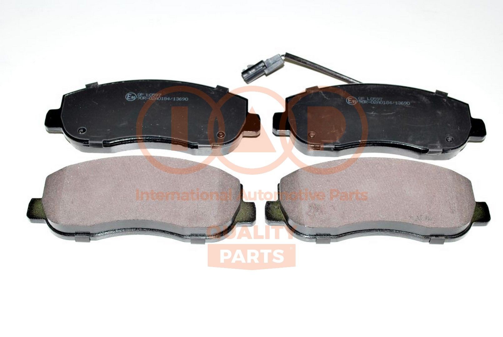 IAP QUALITY PARTS Front Axle Height 1: 64,6mm, Width 1: 163,4mm, Thickness 1: 18, 17,9mm Brake pads 704-13221 buy