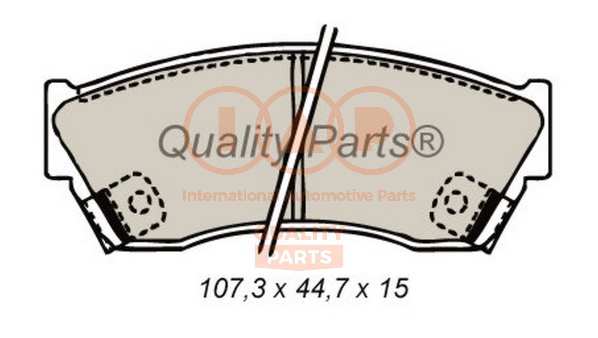Suzuki SWIFT Brake pad 14692654 IAP QUALITY PARTS 704-16060 online buy
