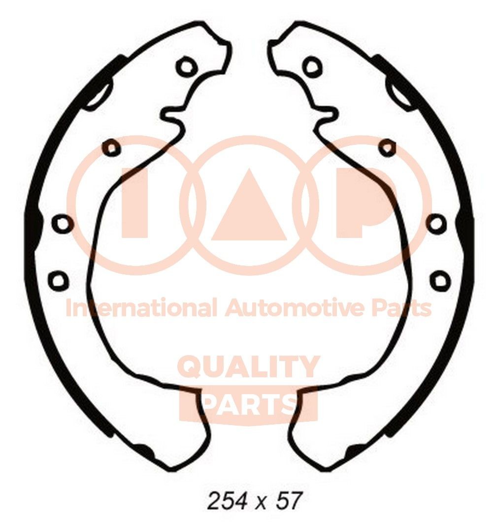 Original 705-01041 IAP QUALITY PARTS Brake shoes experience and price