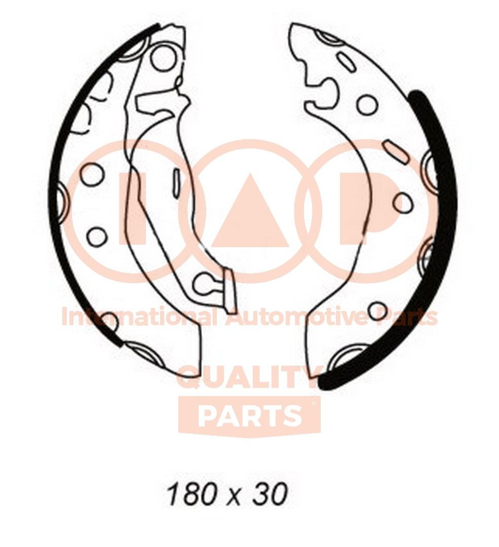 IAP QUALITY PARTS 705-11013 Brake Shoe Set MAZDA experience and price