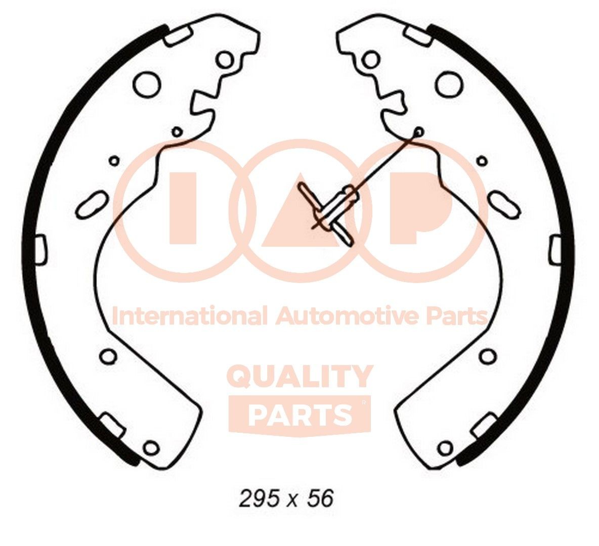 IAP QUALITY PARTS 705-11071 Brake Shoe Set MAZDA experience and price