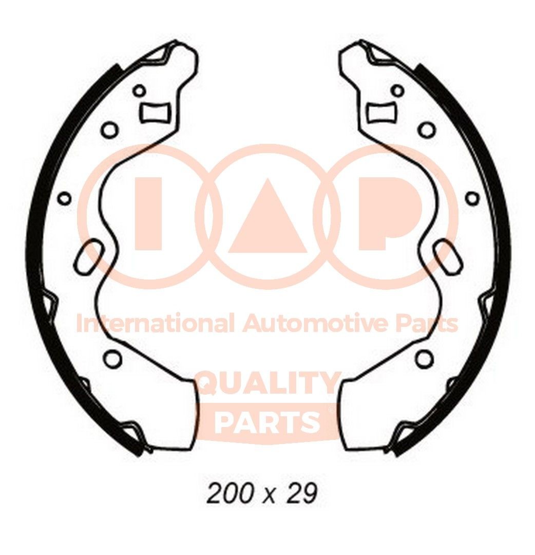 Original IAP QUALITY PARTS Drum brake kit 705-11080 for MAZDA DEMIO