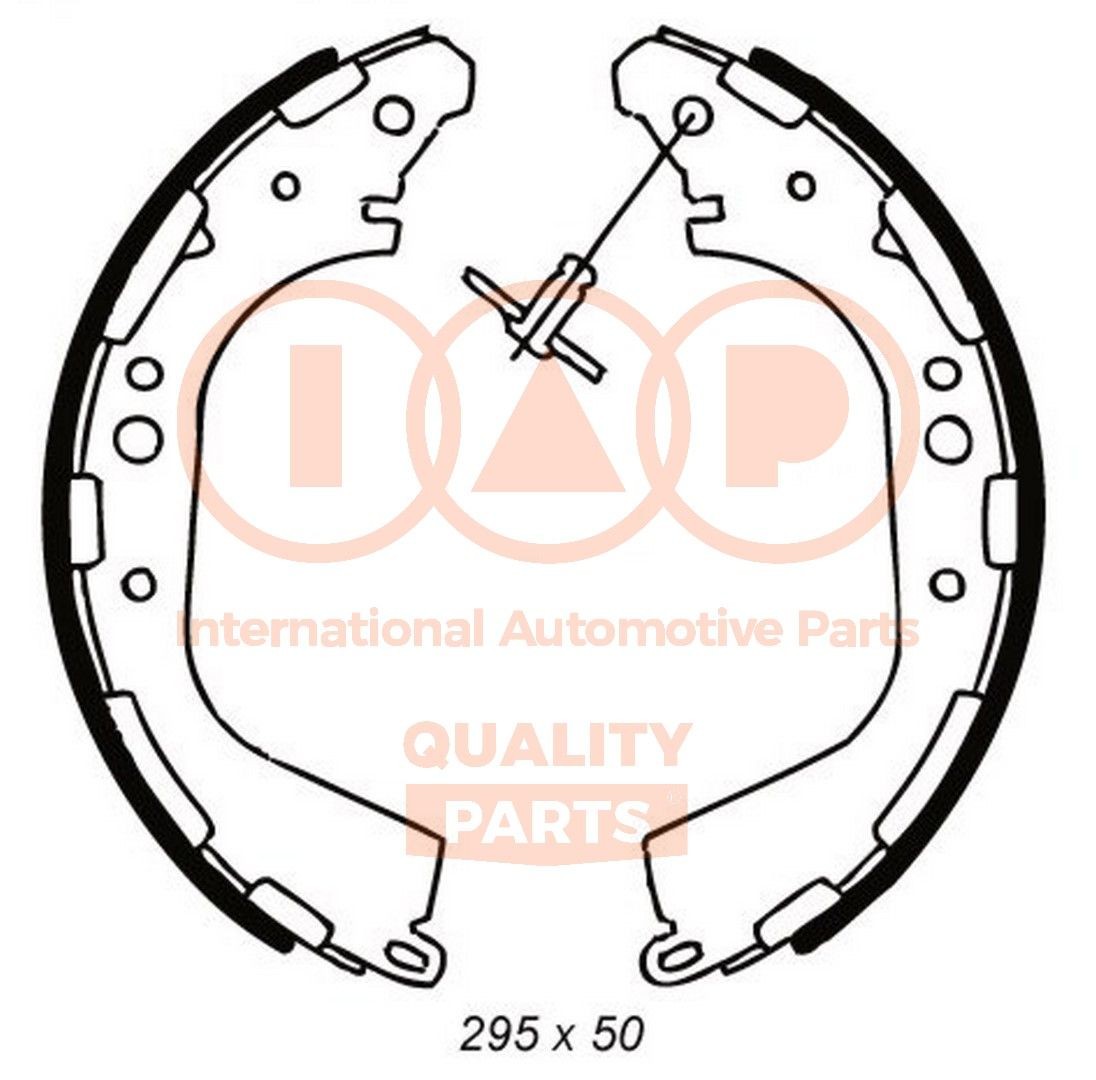 IAP QUALITY PARTS 705-13043 Brake Shoe Set 44060-0W727