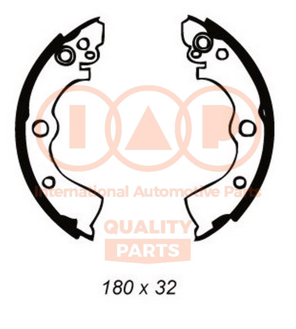 Original IAP QUALITY PARTS Drum brake pads 705-13086 for NISSAN 100 NX