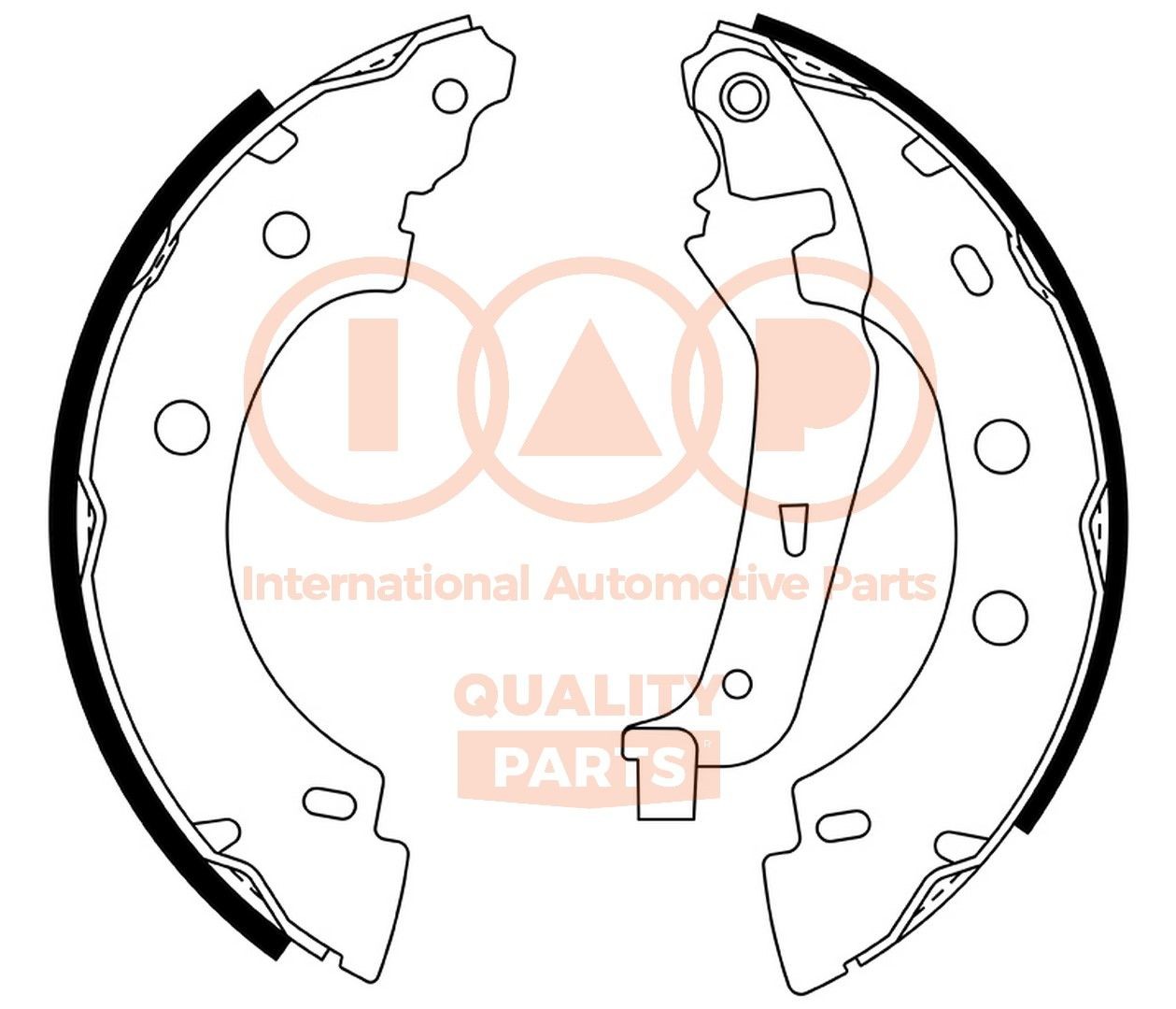Renault TRAFIC Drum brake pads 14693048 IAP QUALITY PARTS 705-13160 online buy