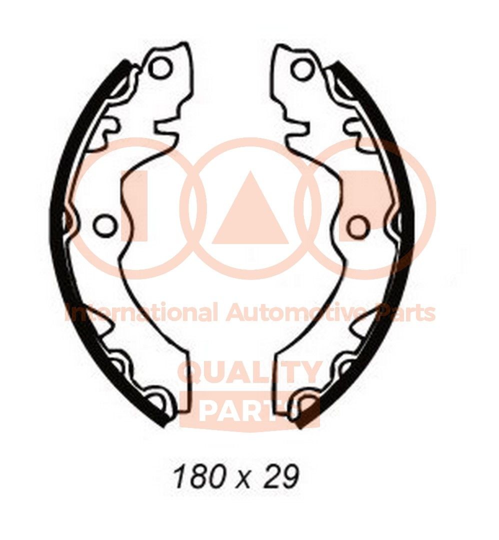 Nissan X-TRAIL Handbrake shoes 14693063 IAP QUALITY PARTS 705-16032 online buy