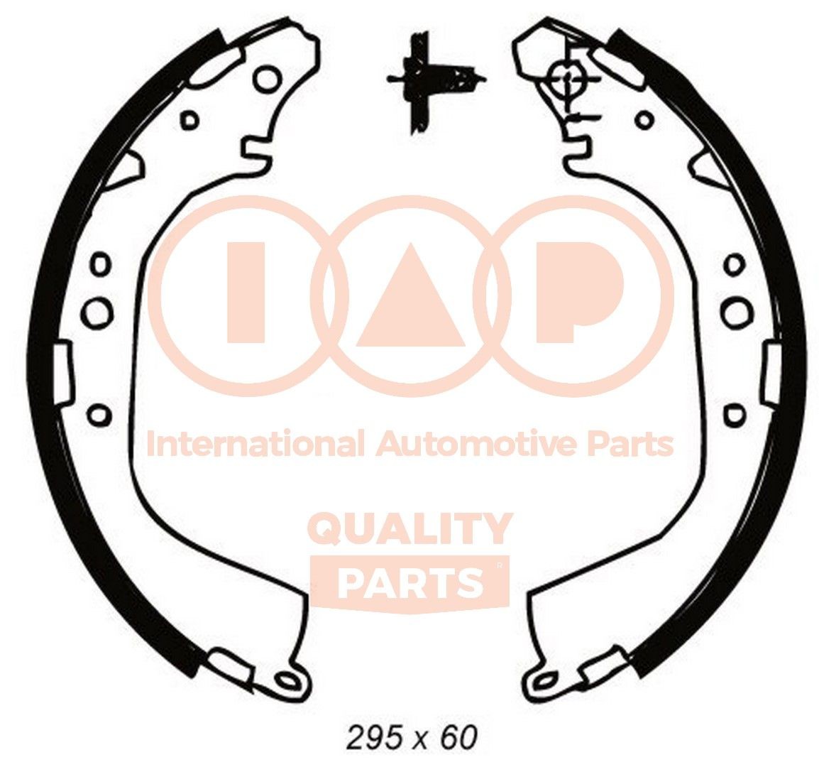 IAP QUALITY PARTS Rear Axle, Ø: 295 x 60 mm Width: 60mm Brake Shoes 705-17020 buy