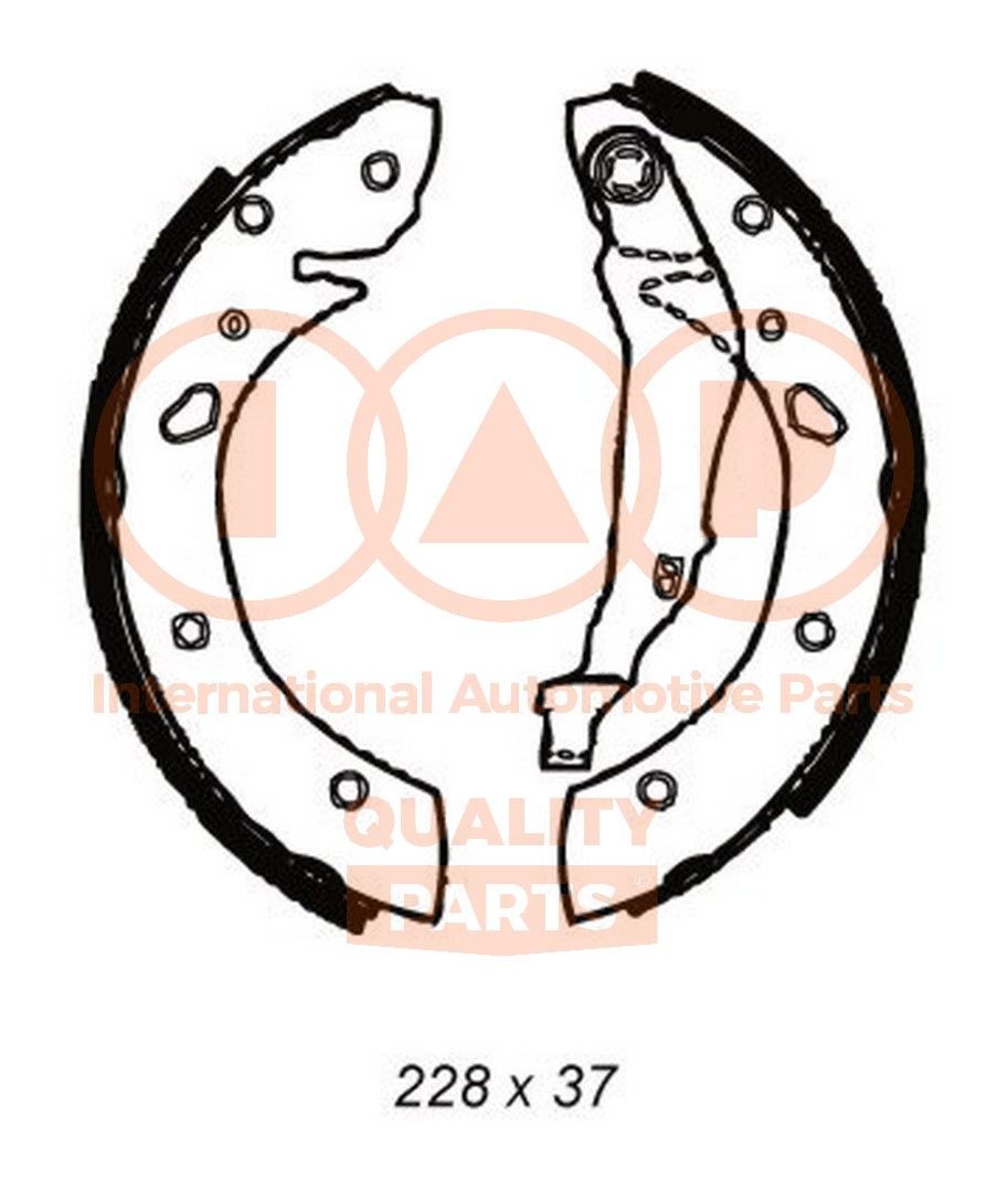 Toyota HILUX Pick-up Drum brake pads 14693107 IAP QUALITY PARTS 705-17082 online buy