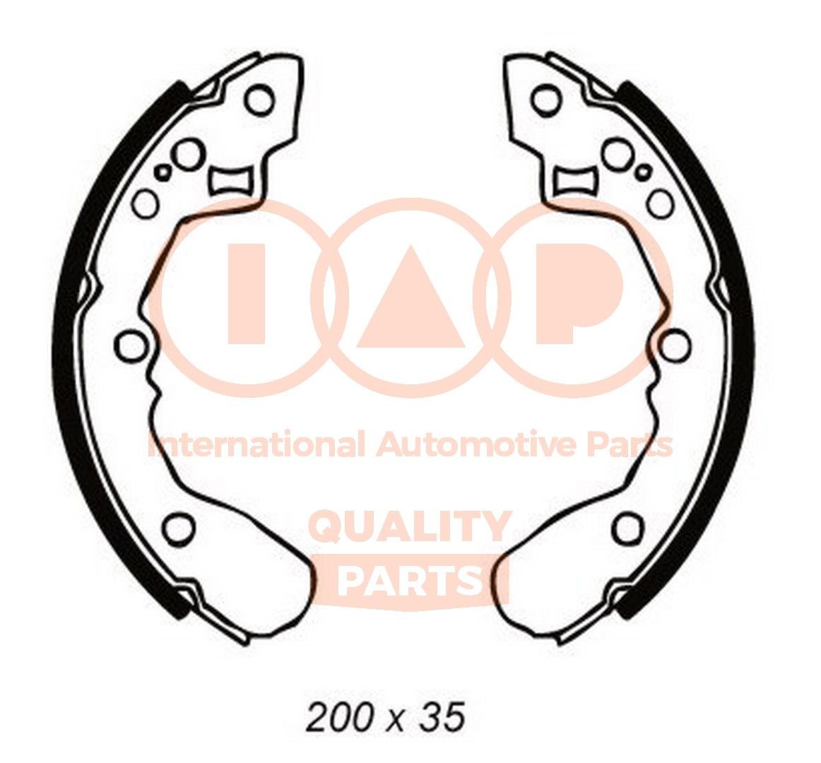Kia K2500 Drum brake shoe support pads 14693132 IAP QUALITY PARTS 705-21010 online buy