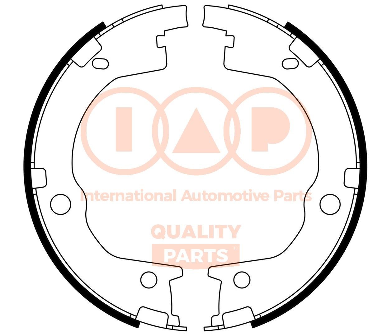 Original IAP QUALITY PARTS Emergency brake kit 705-21084 for KIA SPORTAGE