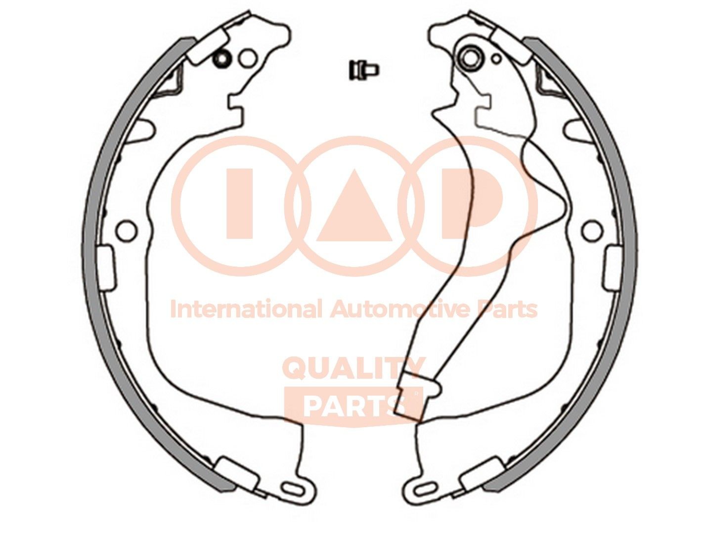 IAP QUALITY PARTS Rear Axle, Ø: 293 x 57 mm Width: 57mm Brake Shoes 705-50010 buy
