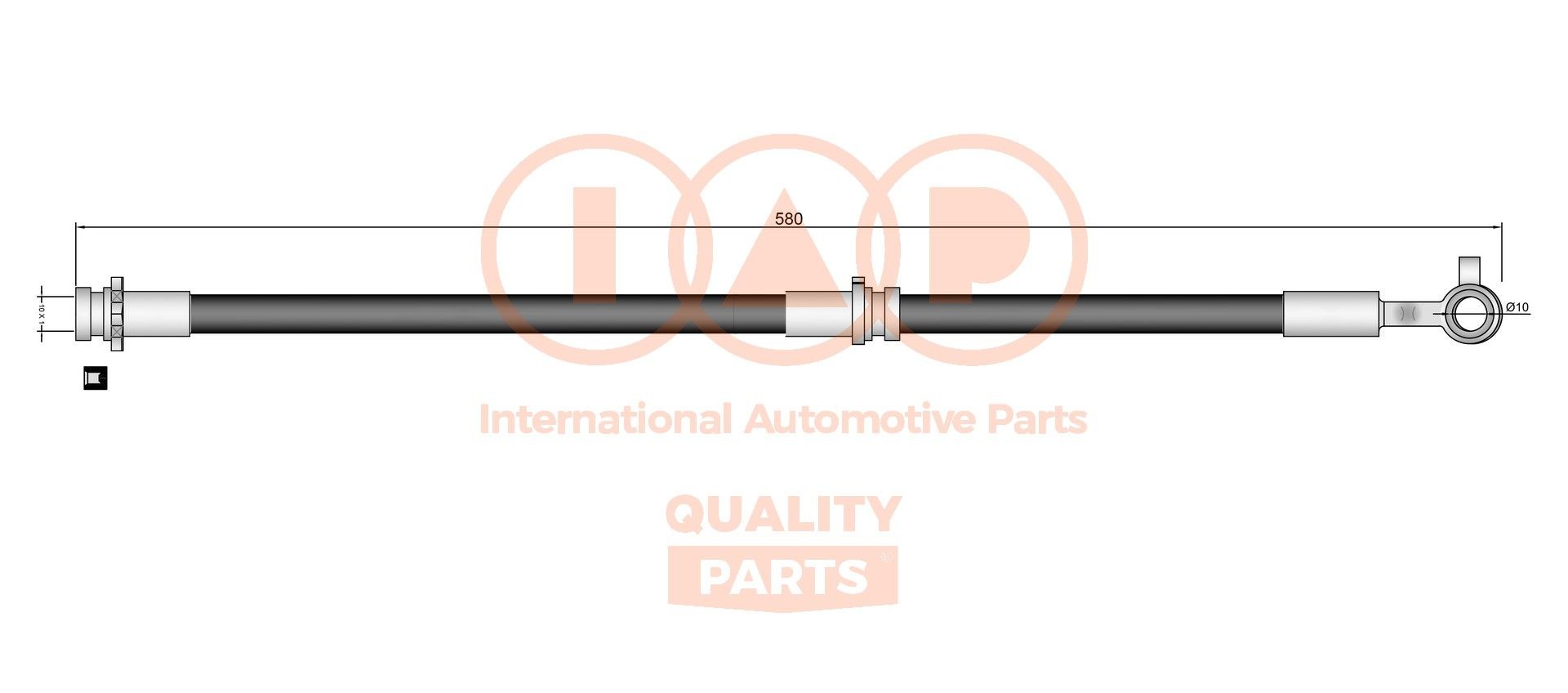 Great value for money - IAP QUALITY PARTS Brake hose 708-13220