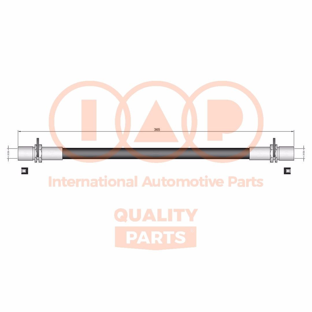 Great value for money - IAP QUALITY PARTS Brake hose 708-17070