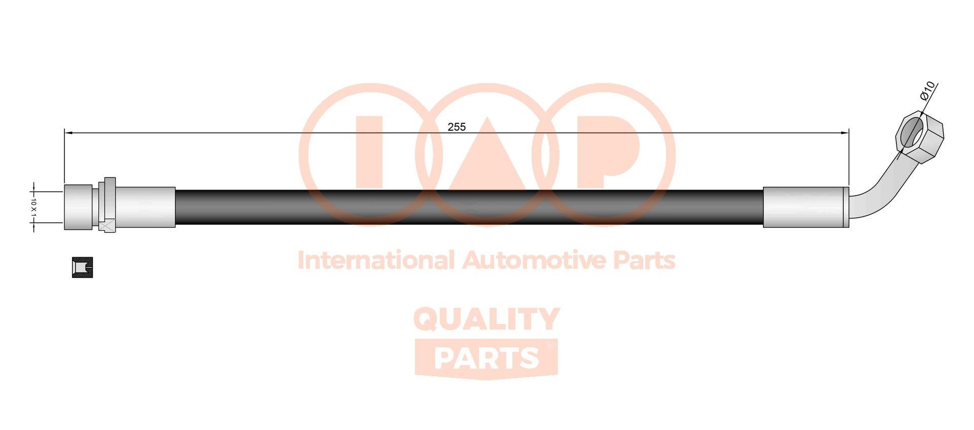 Great value for money - IAP QUALITY PARTS Brake hose 708-17154