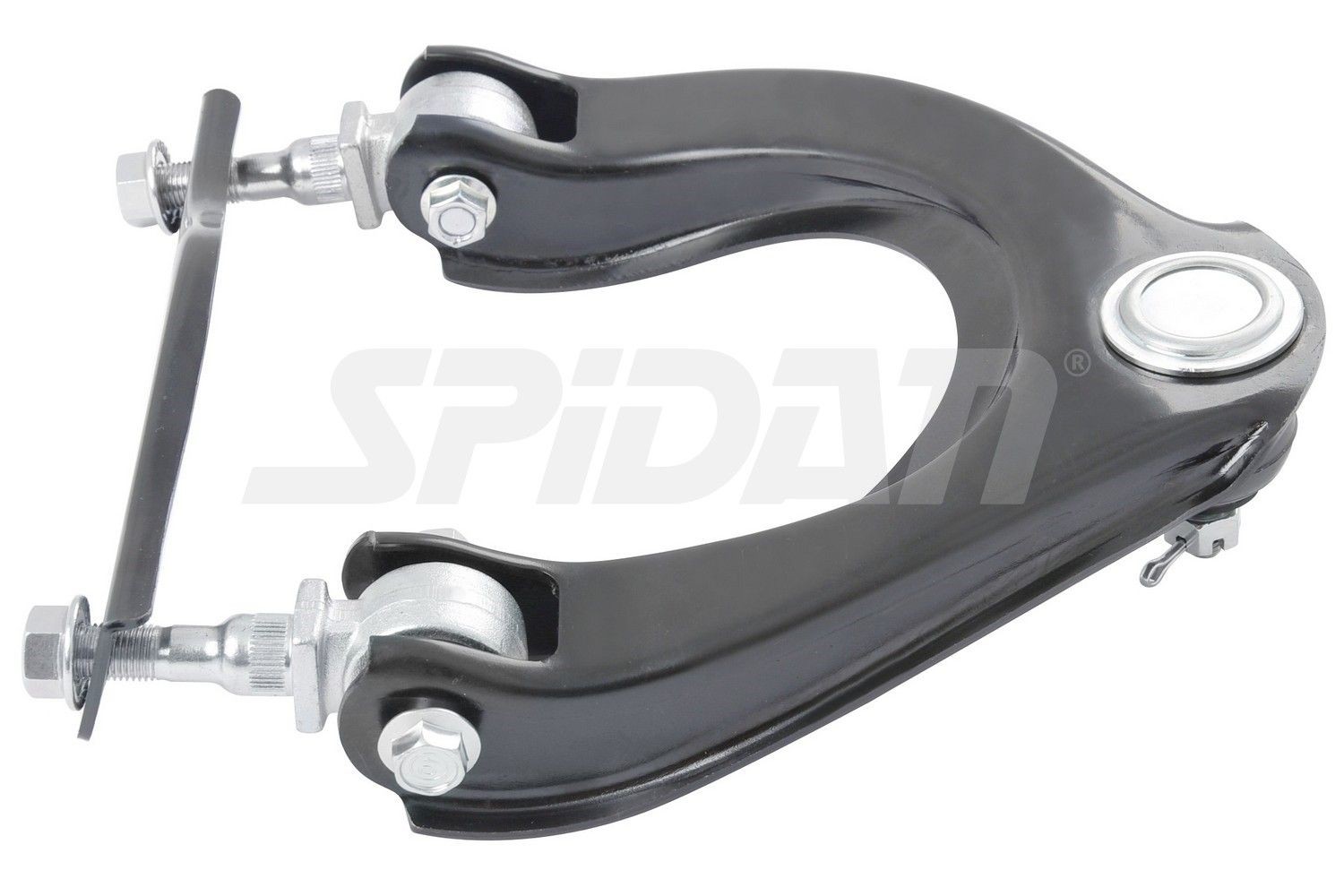SPIDAN CHASSIS PARTS Upper, Front Axle Right, Control Arm, Sheet Steel, Cone Size: 12,9 mm, Push Rod Cone Size: 12,9mm Control arm 44553 buy