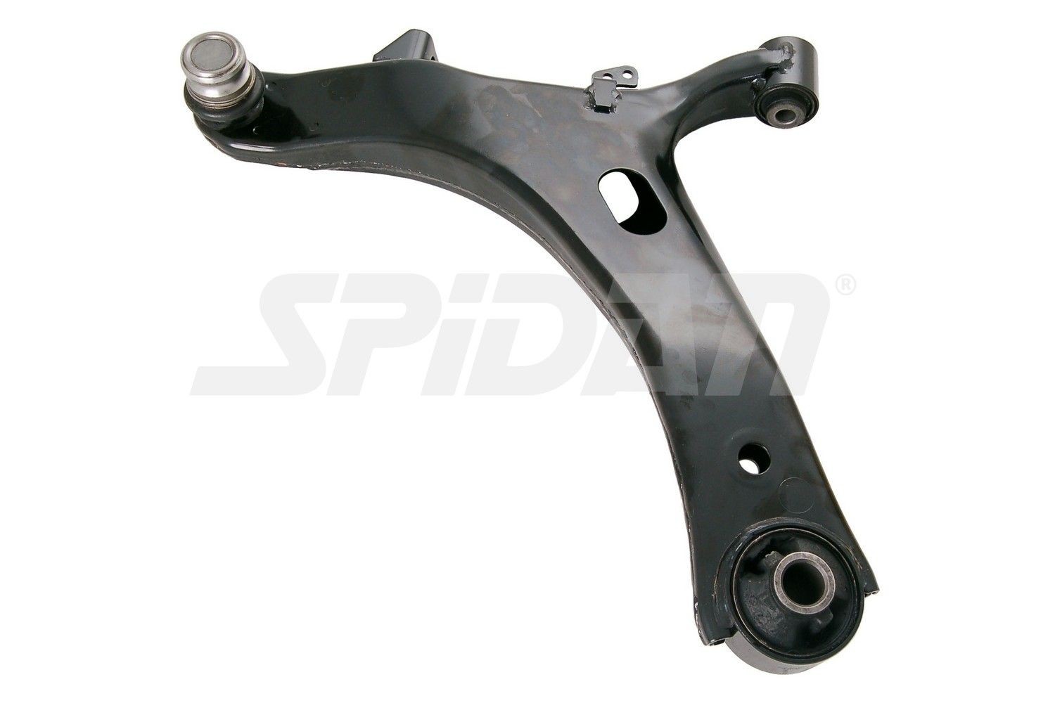 SPIDAN CHASSIS PARTS 51118 Suspension arm Front Axle Left, Control Arm, Sheet Steel, Cone Size: 15,7 mm, Push Rod