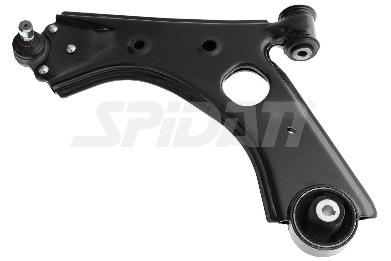 SPIDAN CHASSIS PARTS 58269 Suspension arm Lower, Front Axle Left, Control Arm, Sheet Steel, Cone Size: 17,9 mm, Push Rod