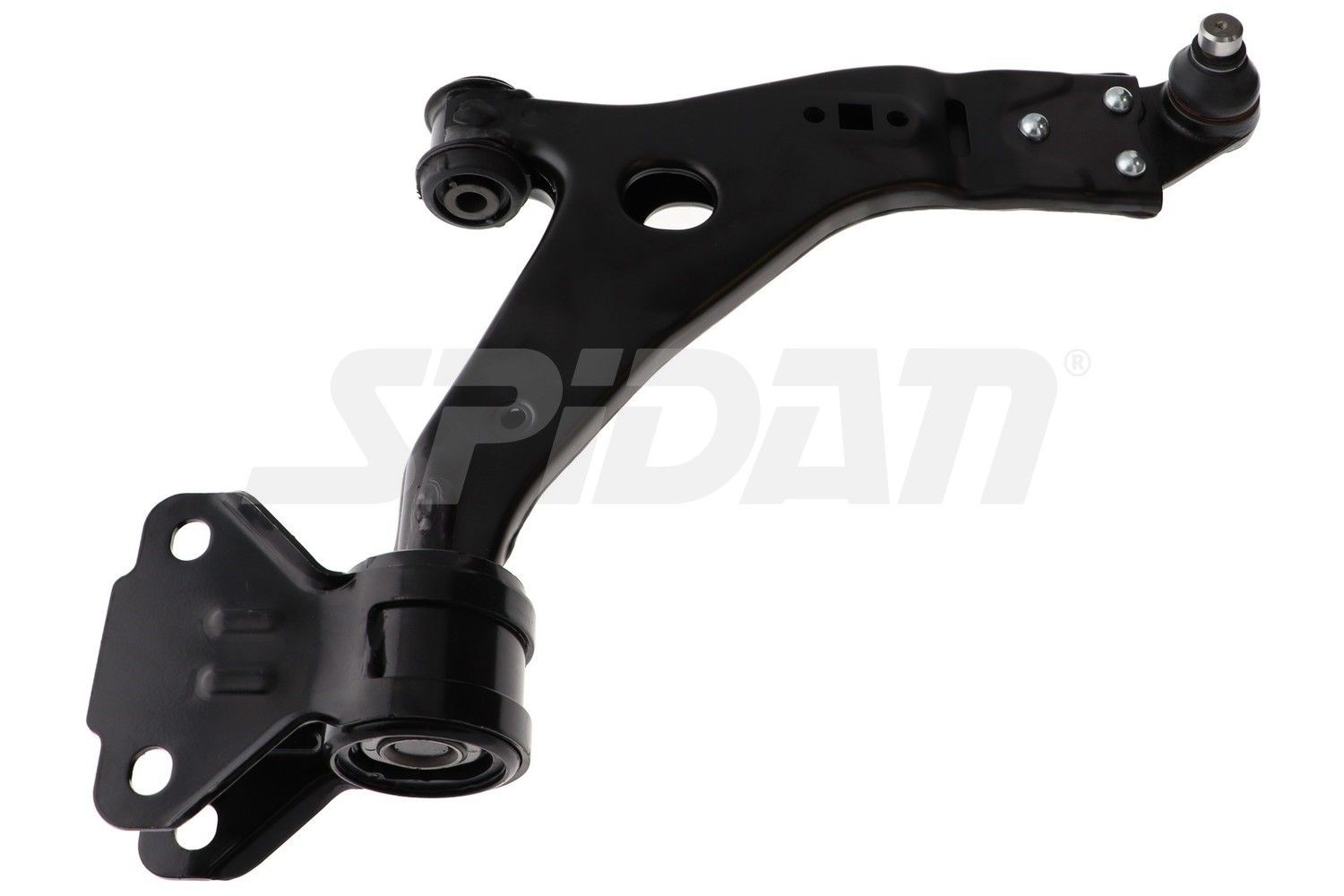 SPIDAN CHASSIS PARTS 58411 Suspension arm Lower, Front Axle Right, Control Arm, Sheet Steel, Cone Size: 21 mm, Push Rod