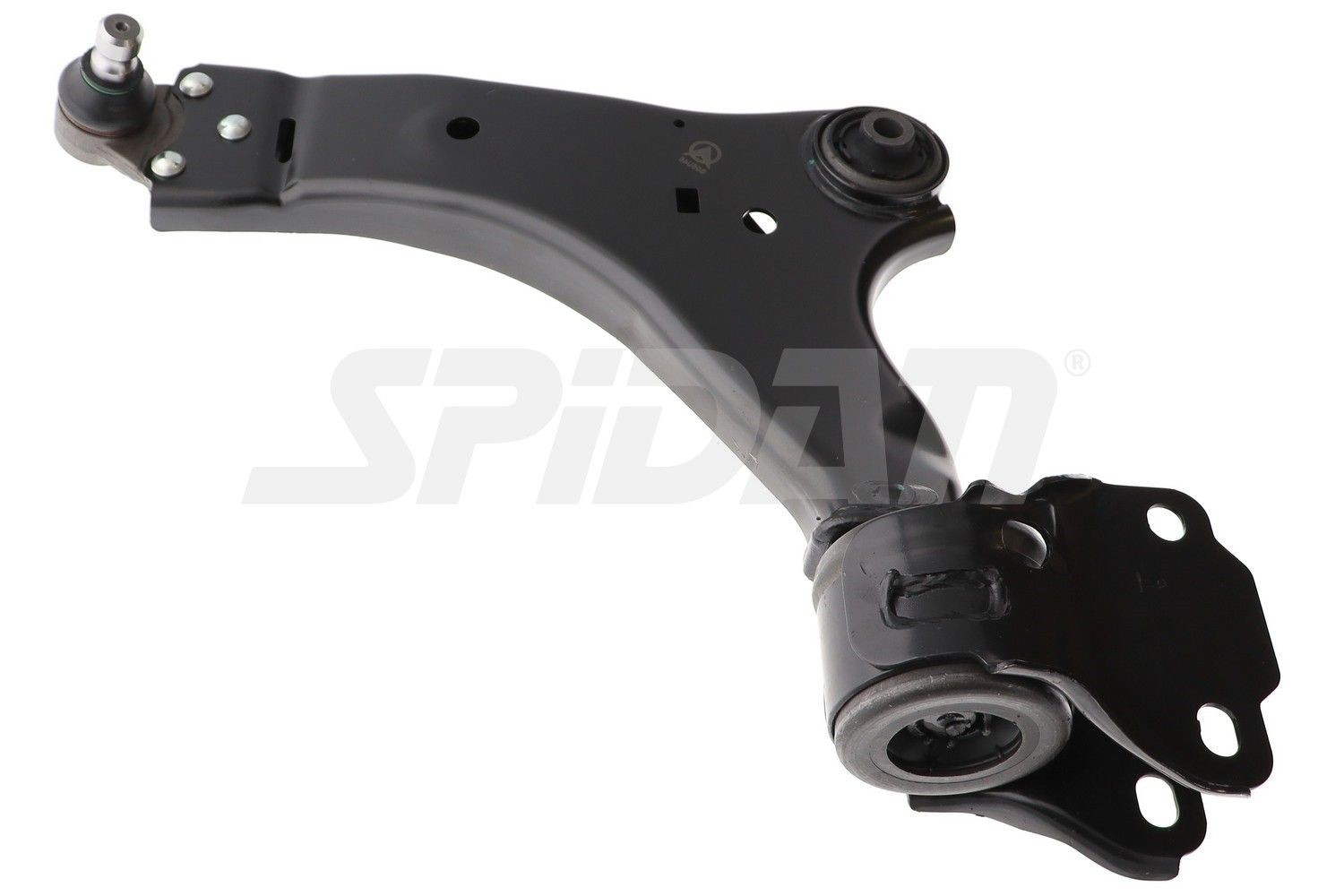 SPIDAN CHASSIS PARTS 58676 Suspension arm Front Axle Left, Control Arm, Sheet Steel, Cone Size: 22 mm, Push Rod