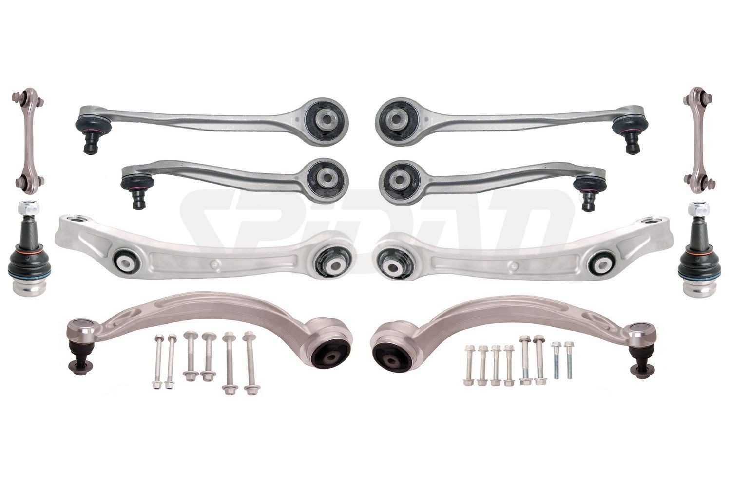 Suspension kit SPIDAN CHASSIS PARTS Trailing Arm, Front Axle, with fastening material - 58816