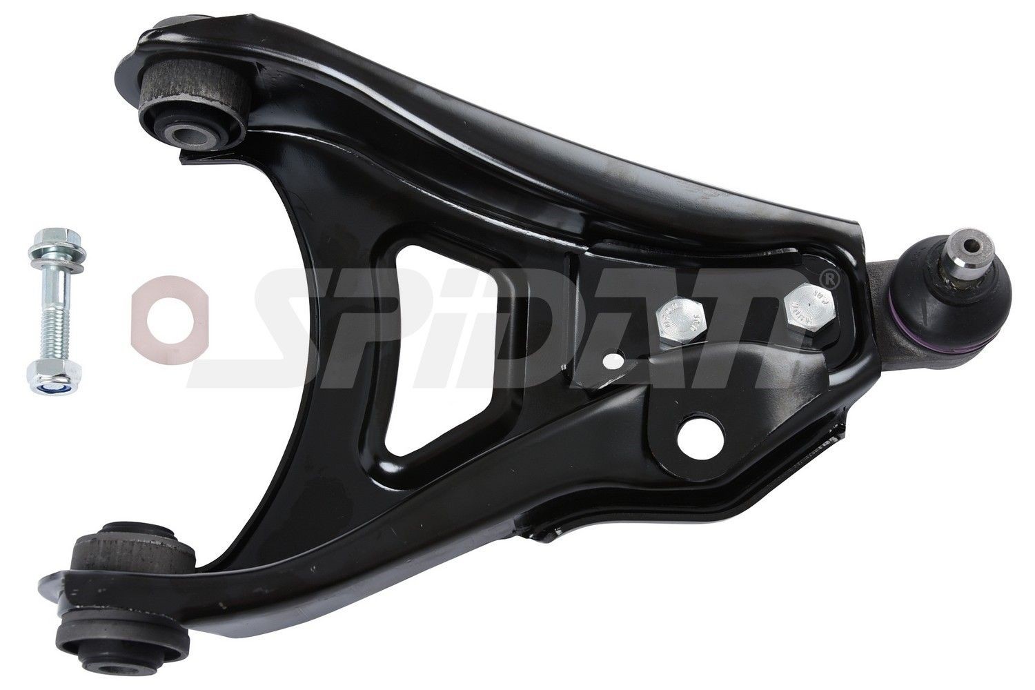 SPIDAN CHASSIS PARTS 58926 Suspension arm Front Axle Right, Control Arm, Sheet Steel, Cone Size: 16 mm, Push Rod