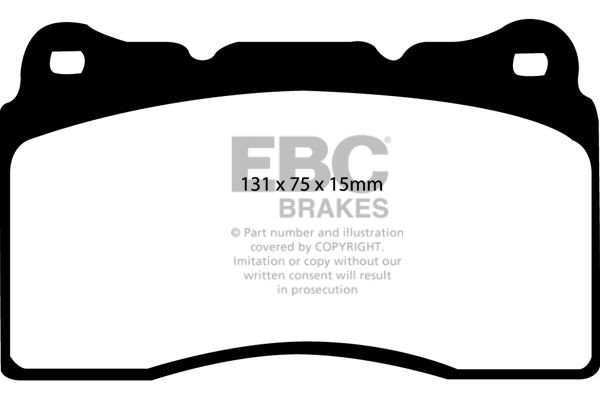 EBC Brakes DP41210R Brake pad set MITSUBISHI experience and price