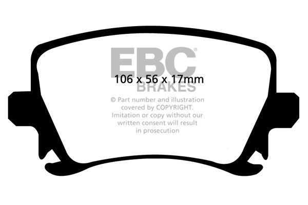 EBC Brakes DP41518R Brake pad set VW experience and price