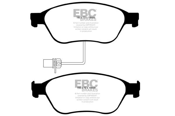 Great value for money - EBC Brakes Brake pad set DP41535R