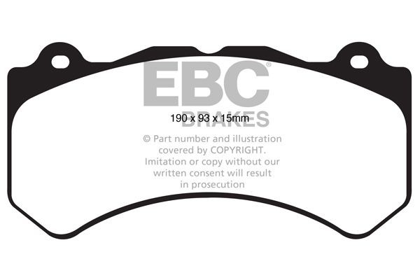 EBC Brakes DP41853R Brake pad set DODGE experience and price