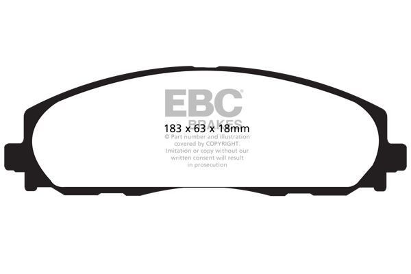 EBC Brakes DP41888R Brake pad set FIAT experience and price
