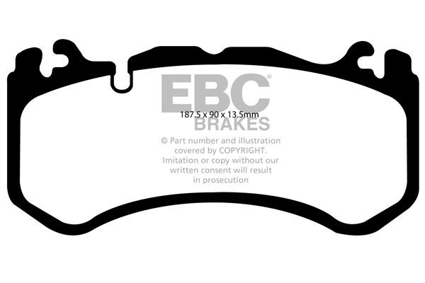 Original EBC Brakes Brake pad set DP41939R for MERCEDES-BENZ E-Class