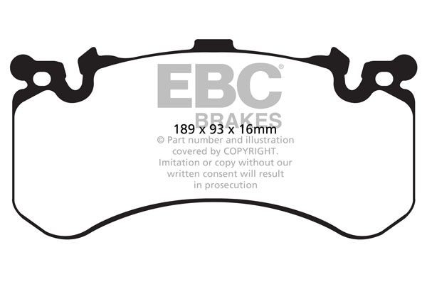 Great value for money - EBC Brakes Brake pad set DP42158R