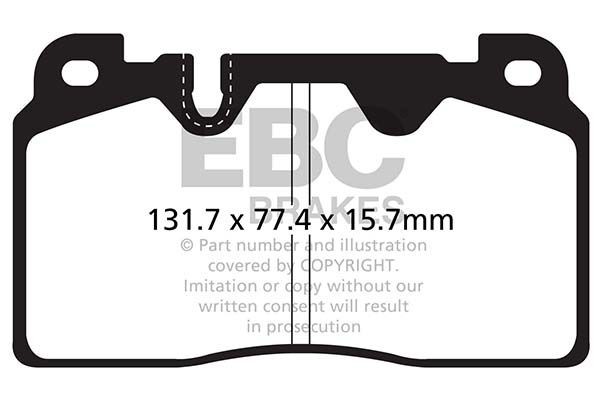 EBC Brakes DP42168R Brake pad set PORSCHE experience and price
