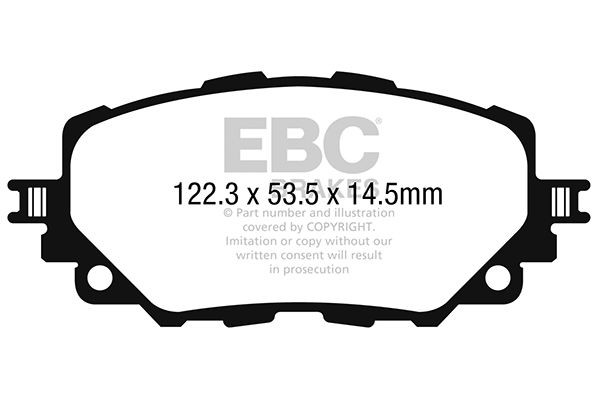 EBC Brakes DP42263R Brake pad set FIAT experience and price