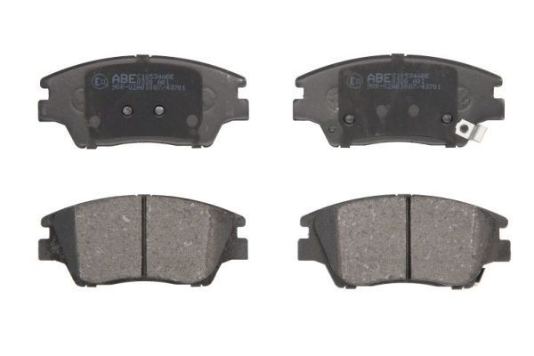 ABE C10534ABE Brake pad set with acoustic wear warning