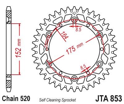 JTSPROCKETS Chain Sprocket JTA853.41