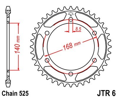 JTSPROCKETS Chain Sprocket JTR6.47